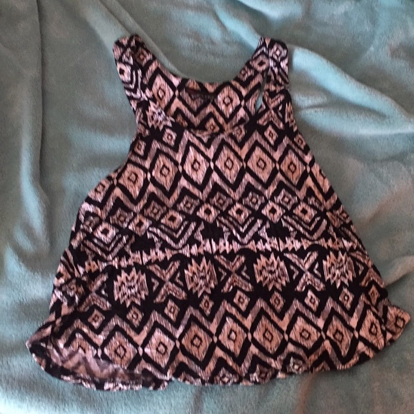 Black & white patter tank - Picture 1 of 4